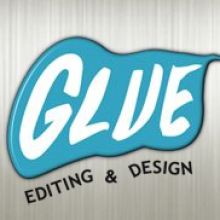 Glue Editing & Design logo